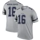 Jalen Moreno-Cropper Dallas Cowboys ＃16 Legend Youth Gray Inverted Jersey