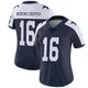 Jalen Moreno-Cropper Dallas Cowboys ＃16 Limited Women's Navy Alternate Vapor Untouchable Jersey