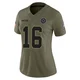 Jalen Moreno-Cropper Dallas Cowboys ＃16 Limited Women's Olive 2025 Salute to Service Jersey