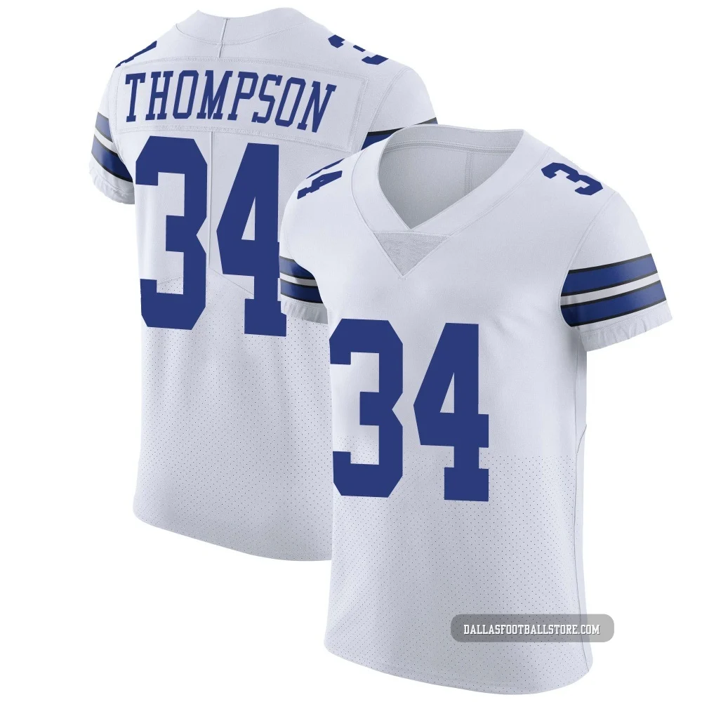 Jalen Thompson Dallas Cowboys ＃34 Elite Men's White Vapor Untouchable Jersey