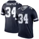 Jalen Thompson Dallas Cowboys ＃34 Legend Men's Navy Jersey