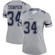 Jalen Thompson Dallas Cowboys ＃34 Legend Women's Gray Inverted Jersey