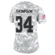 Jalen Thompson Dallas Cowboys ＃34 Limited Women's Arctic Camo 2024 Salute to Service Jersey