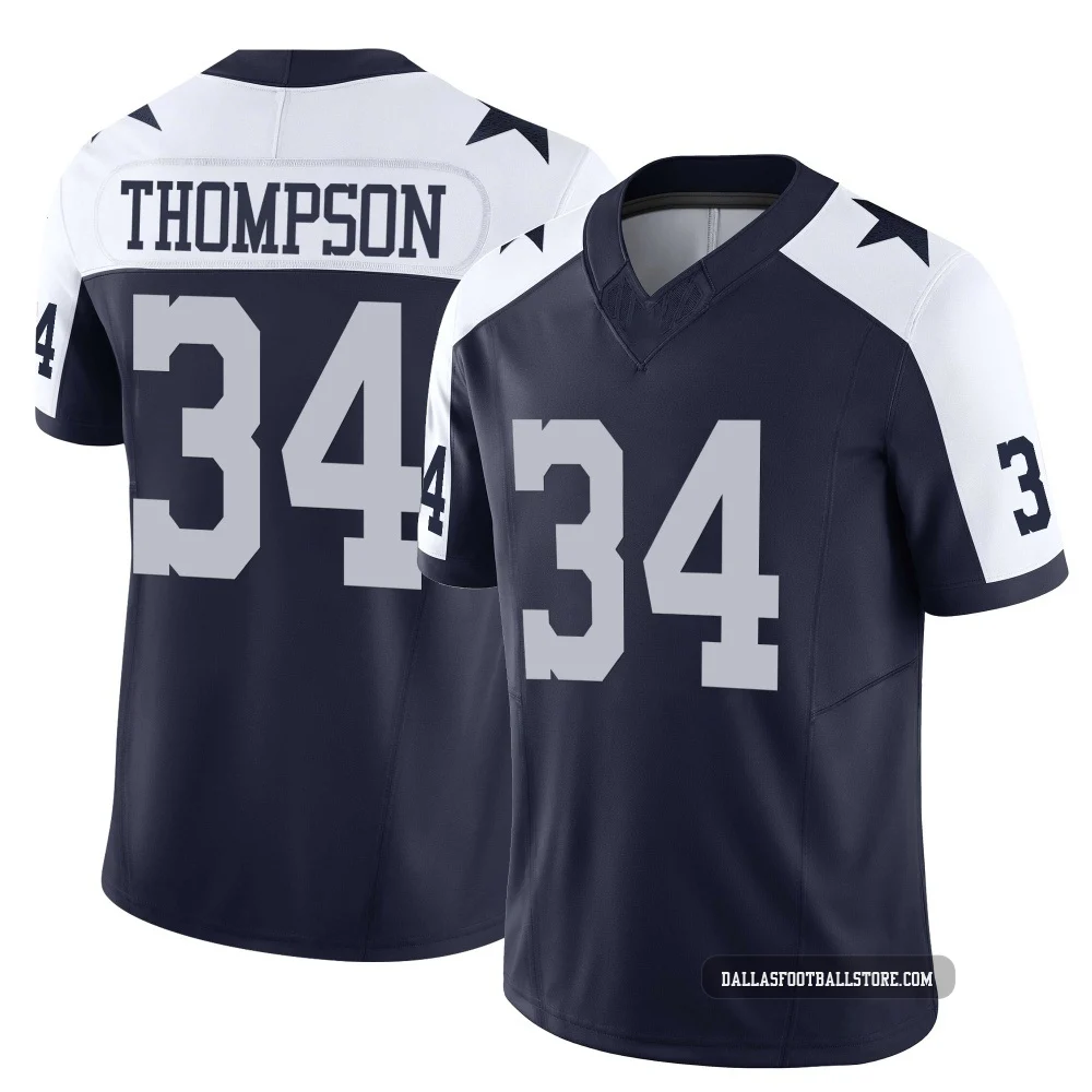 Jalen Thompson Dallas Cowboys ＃34 Limited Youth Navy Alternate Vapor F.U.S.E. Jersey