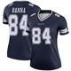 James Hanna Dallas Cowboys ＃84 Legend Women's Navy Jersey