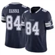 James Hanna Dallas Cowboys ＃84 Limited Men's Navy Vapor F.U.S.E. Jersey
