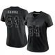 James Hanna Dallas Cowboys ＃84 Limited Women's Black Reflective Jersey