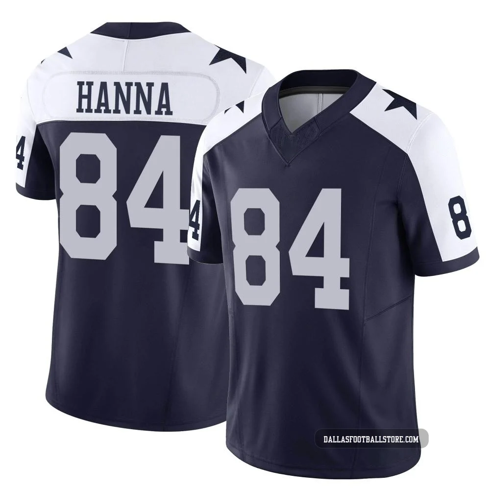 James Hanna Dallas Cowboys ＃84 Limited Youth Navy Alternate Vapor F.U.S.E. Jersey