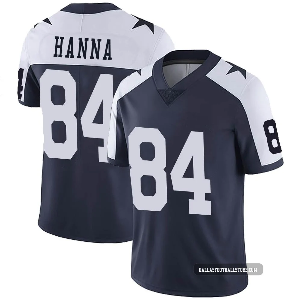 James Hanna Dallas Cowboys ＃84 Limited Youth Navy Alternate Vapor Untouchable Jersey