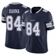 James Hanna Dallas Cowboys ＃84 Limited Youth Navy Vapor F.U.S.E. Jersey
