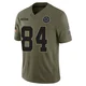 James Hanna Dallas Cowboys ＃84 Limited Youth Olive 2025 Salute to Service Jersey