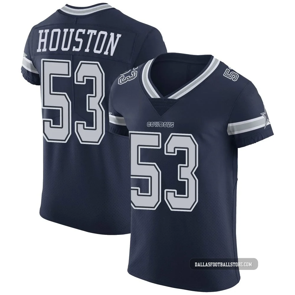 James Houston Dallas Cowboys ＃53 Elite Men's Navy Team Color Vapor Untouchable Jersey
