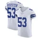 James Houston Dallas Cowboys ＃53 Elite Men's White Vapor Untouchable Jersey
