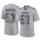 James Houston Dallas Cowboys ＃53 Game Men's Gray Atmosphere Fashion Jersey