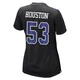 James Houston Dallas Cowboys ＃53 Game Women's Black Carbon Fashion Jersey