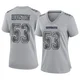 James Houston Dallas Cowboys ＃53 Game Women's Gray Atmosphere Fashion Jersey