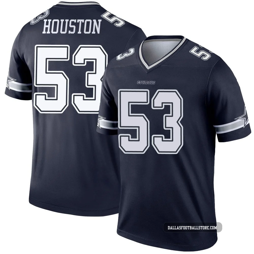 James Houston Dallas Cowboys ＃53 Legend Men's Navy Jersey