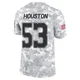 James Houston Dallas Cowboys ＃53 Limited Men's Arctic Camo 2024 Salute to Service Jersey