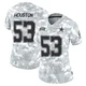 James Houston Dallas Cowboys ＃53 Limited Women's Arctic Camo 2024 Salute to Service Jersey