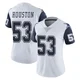 James Houston Dallas Cowboys ＃53 Limited Women's White Color Rush Vapor Untouchable Jersey