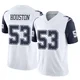 James Houston Dallas Cowboys ＃53 Limited Youth White 2nd Alternate Vapor F.U.S.E. Jersey