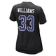 Javonte Williams Dallas Cowboys ＃33 Game Women's Black Carbon Fashion Jersey