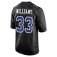 Javonte Williams Dallas Cowboys ＃33 Game Youth Black Carbon Fashion Jersey