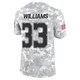 Javonte Williams Dallas Cowboys ＃33 Limited Youth Arctic Camo 2024 Salute to Service Jersey