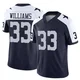 Javonte Williams Dallas Cowboys ＃33 Limited Youth Navy Alternate Vapor F.U.S.E. Jersey