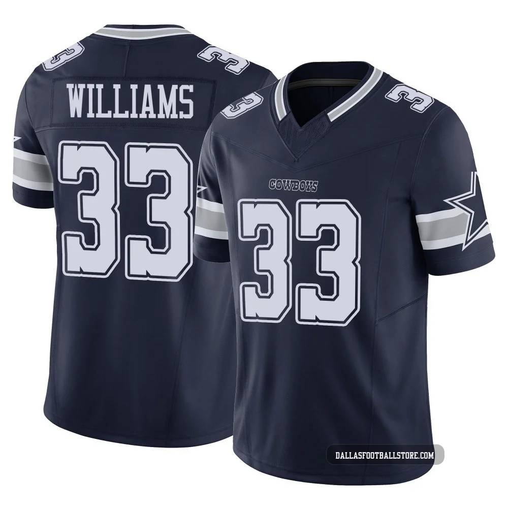 Javonte Williams Dallas Cowboys ＃33 Limited Youth Navy Vapor F.U.S.E. Jersey