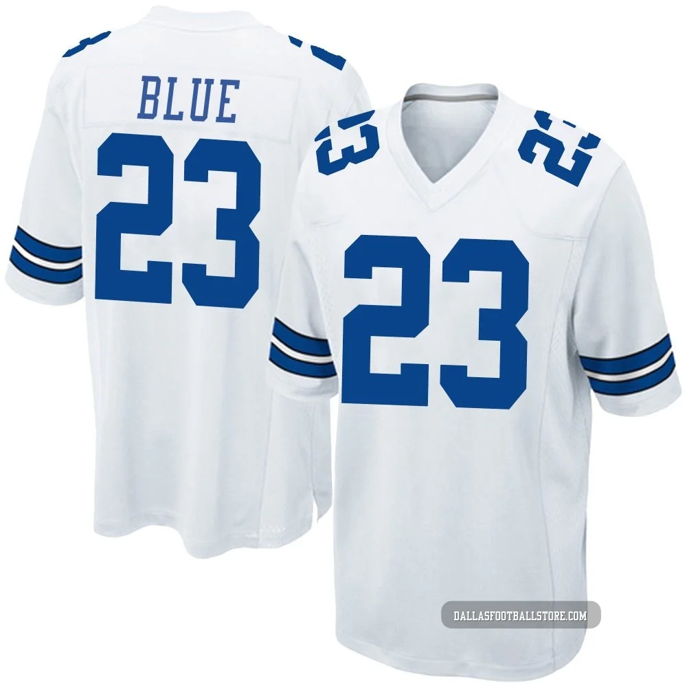 Jaydon Blue Dallas Cowboys ＃23 Game Men's White Jersey