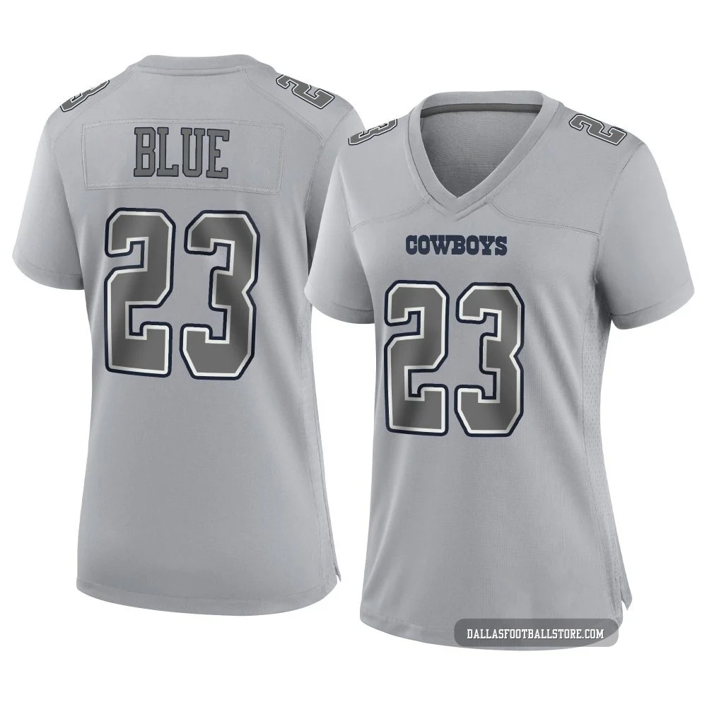 Jaydon Blue Dallas Cowboys ＃23 Game Women's Gray Atmosphere Fashion Jersey