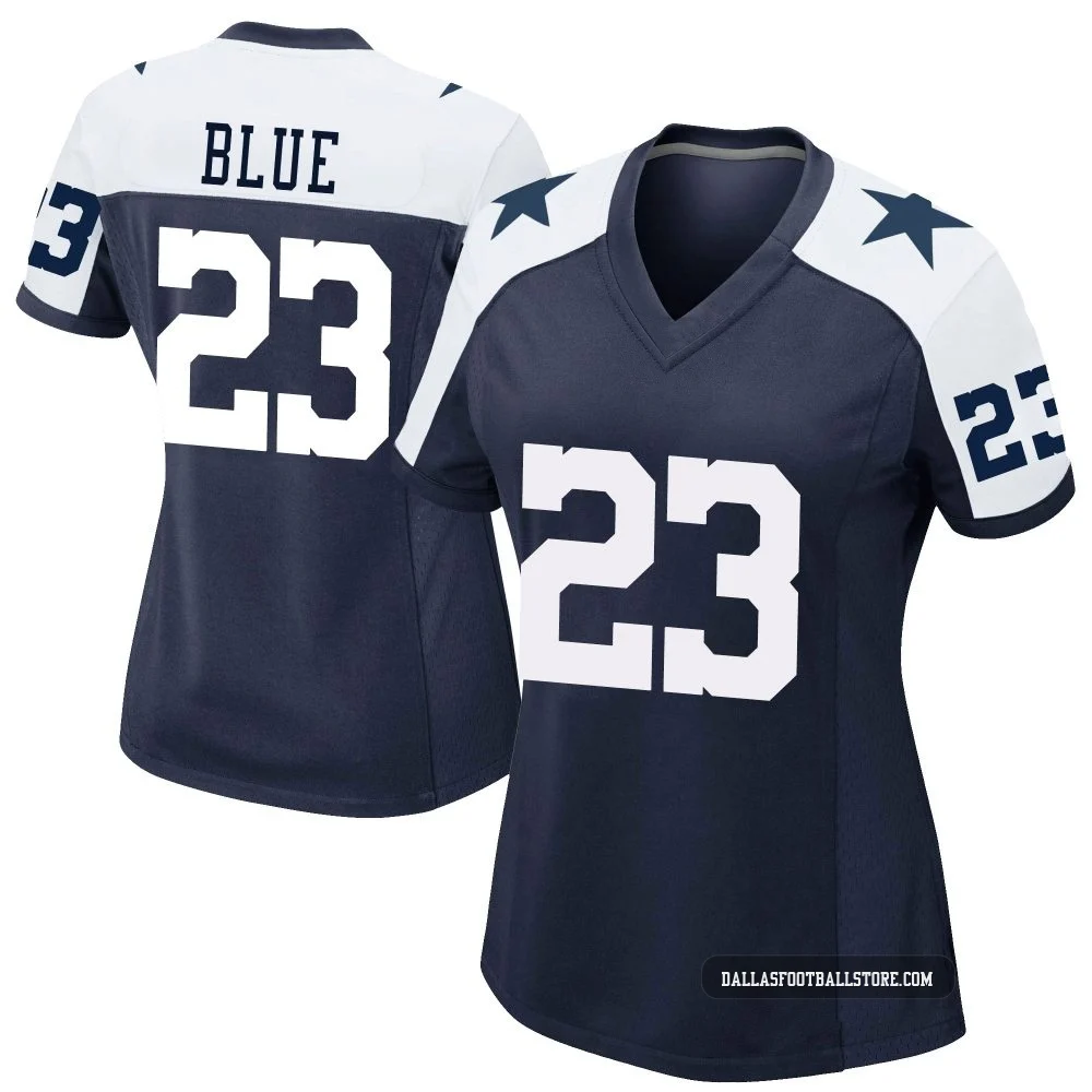 Jaydon Blue Dallas Cowboys ＃23 Game Women's Navy Alternate Jersey
