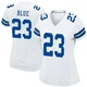 Jaydon Blue Dallas Cowboys ＃23 Game Women's White Jersey