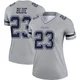 Jaydon Blue Dallas Cowboys ＃23 Legend Women's Gray Inverted Jersey