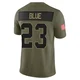 Jaydon Blue Dallas Cowboys ＃23 Limited Men's Olive 2025 Salute to Service Jersey