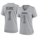 Jayron Kearse Dallas Cowboys ＃1 Game Women's Gray Atmosphere Fashion Jersey