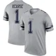 Jayron Kearse Dallas Cowboys ＃1 Legend Men's Gray Inverted Jersey