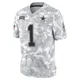 Jayron Kearse Dallas Cowboys ＃1 Limited Men's Arctic Camo 2024 Salute to Service Jersey