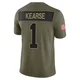 Jayron Kearse Dallas Cowboys ＃1 Limited Men's Olive 2025 Salute to Service Jersey