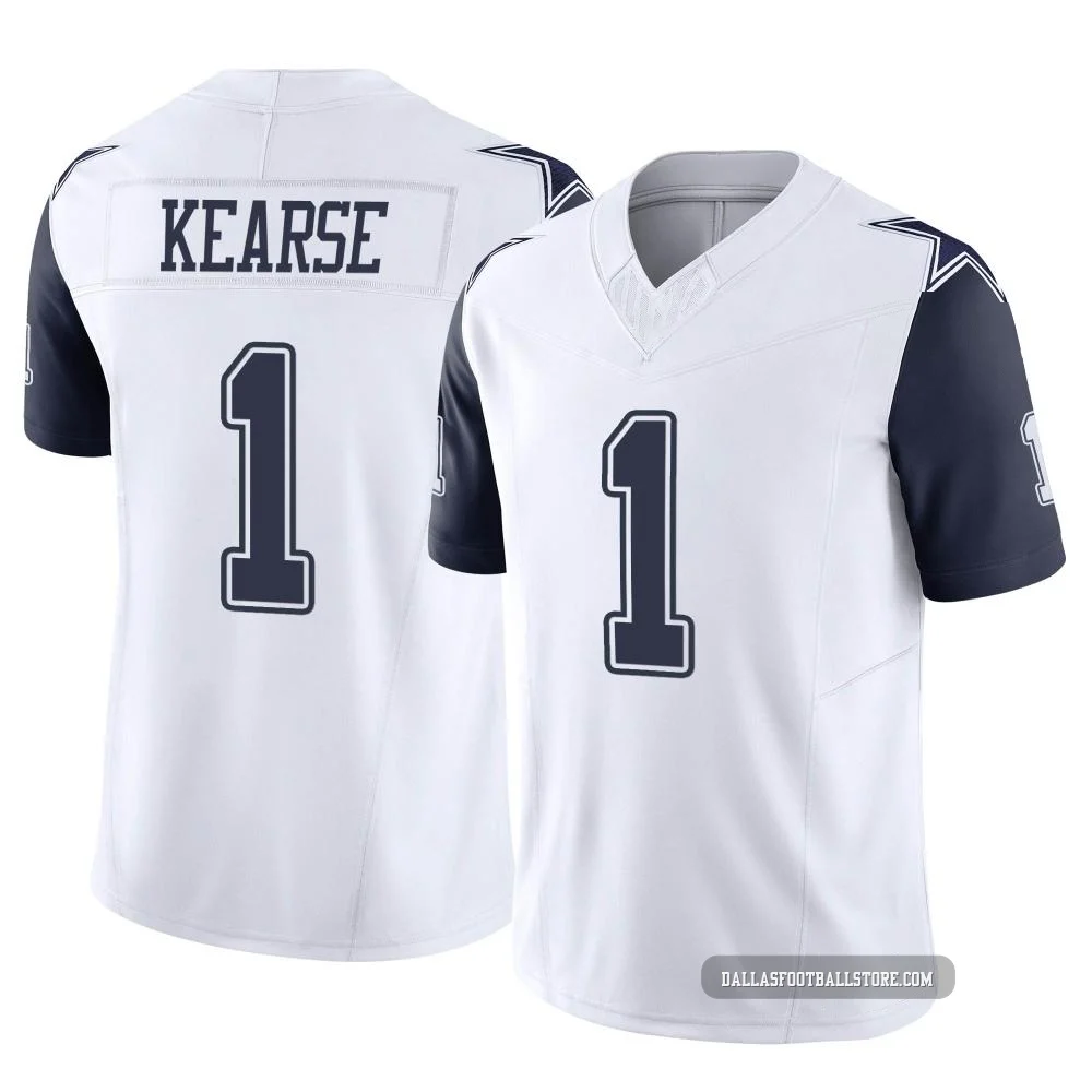 Jayron Kearse Dallas Cowboys ＃1 Limited Men's White 2nd Alternate Vapor F.U.S.E. Jersey