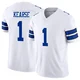 Jayron Kearse Dallas Cowboys ＃1 Limited Men's White Vapor F.U.S.E. Jersey