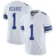 Jayron Kearse Dallas Cowboys ＃1 Limited Men's White Vapor Untouchable Jersey