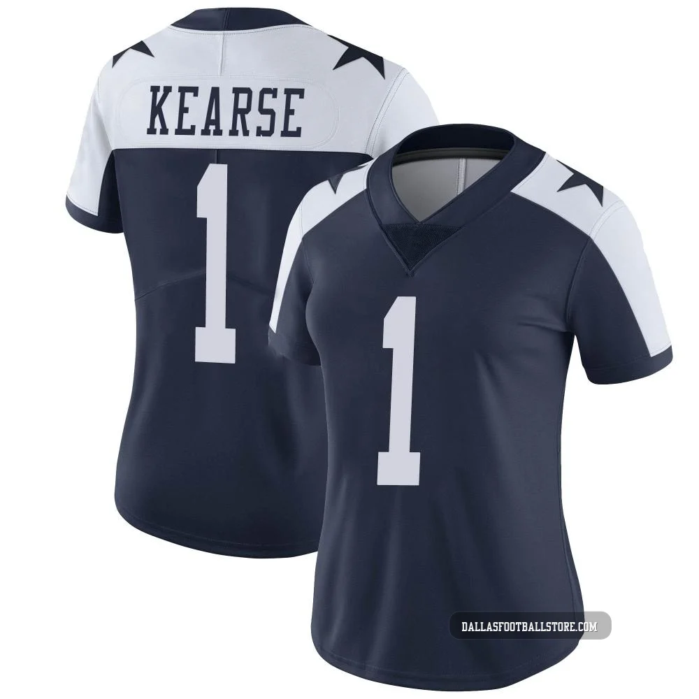 Jayron Kearse Dallas Cowboys ＃1 Limited Women's Navy Alternate Vapor Untouchable Jersey