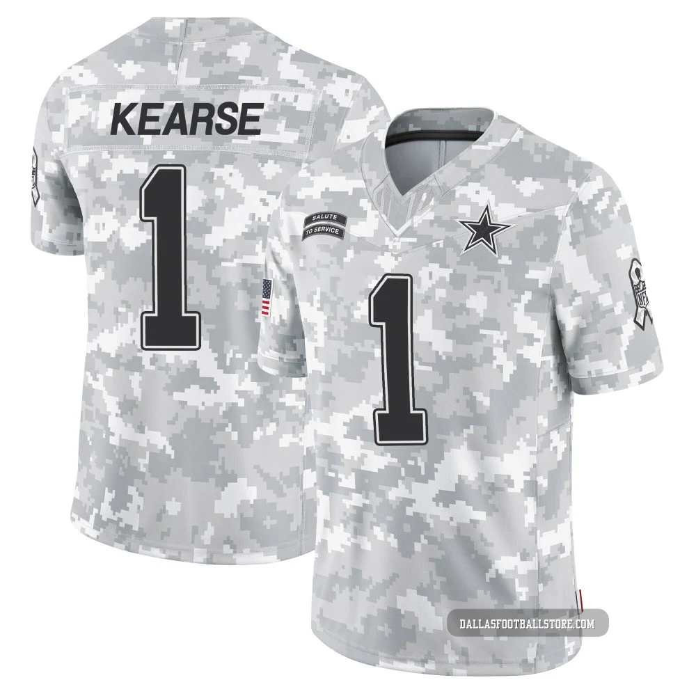 Jayron Kearse Dallas Cowboys ＃1 Limited Youth Arctic Camo 2024 Salute to Service Jersey