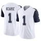 Jayron Kearse Dallas Cowboys ＃1 Limited Youth White 2nd Alternate Vapor F.U.S.E. Jersey
