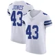 Joe Jones Dallas Cowboys ＃43 Elite Men's White Vapor Untouchable Jersey