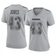 Joe Jones Dallas Cowboys ＃43 Game Women's Gray Atmosphere Fashion Jersey