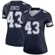 Joe Jones Dallas Cowboys ＃43 Legend Women's Navy Jersey
