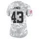 Joe Jones Dallas Cowboys ＃43 Limited Women's Arctic Camo 2024 Salute to Service Jersey